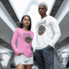 My 1st Cigar Mens & Womens Long Sleeve Tshirt White or Pink (1).