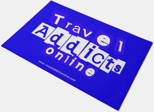 Travel-Addicts-Door-Mat-BLUE