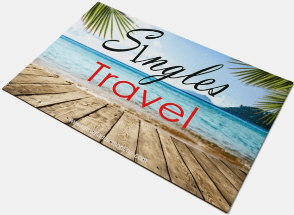 Travel-Addicts-Singles-Door-Mat