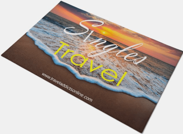 Travel-Addicts-Singles-Door-Mat