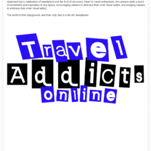 Travel Addicts Tin