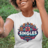 Women's Tshirt Lit-t in the City White